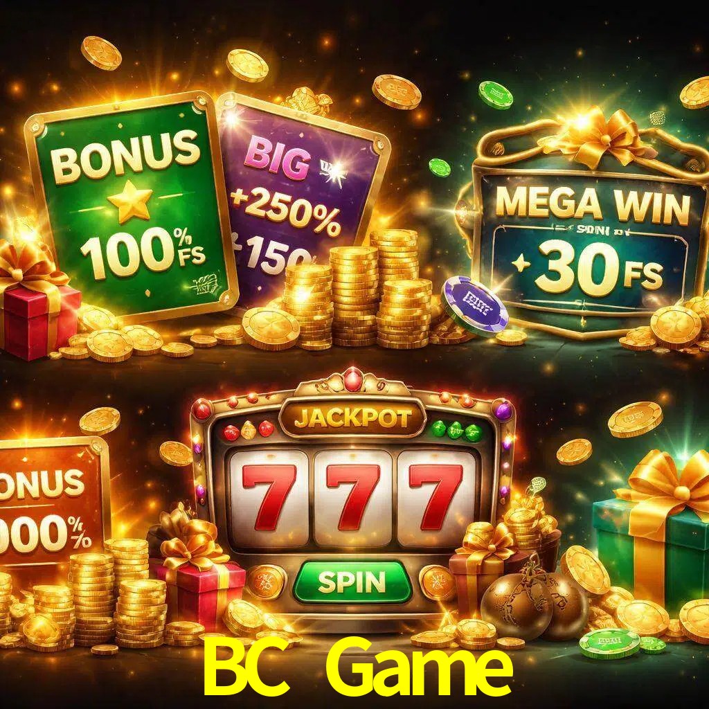 Tipos de bonos BC Game incluyendo recompensas de bienvenida y promociones continuas